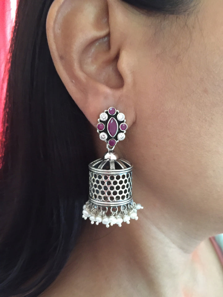 Scintillating Pure Silver 925 Earrings