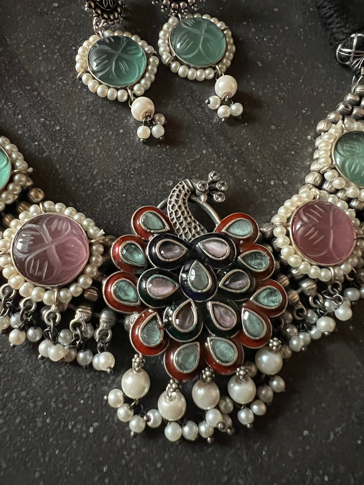 Fusion Necklace with Earrings