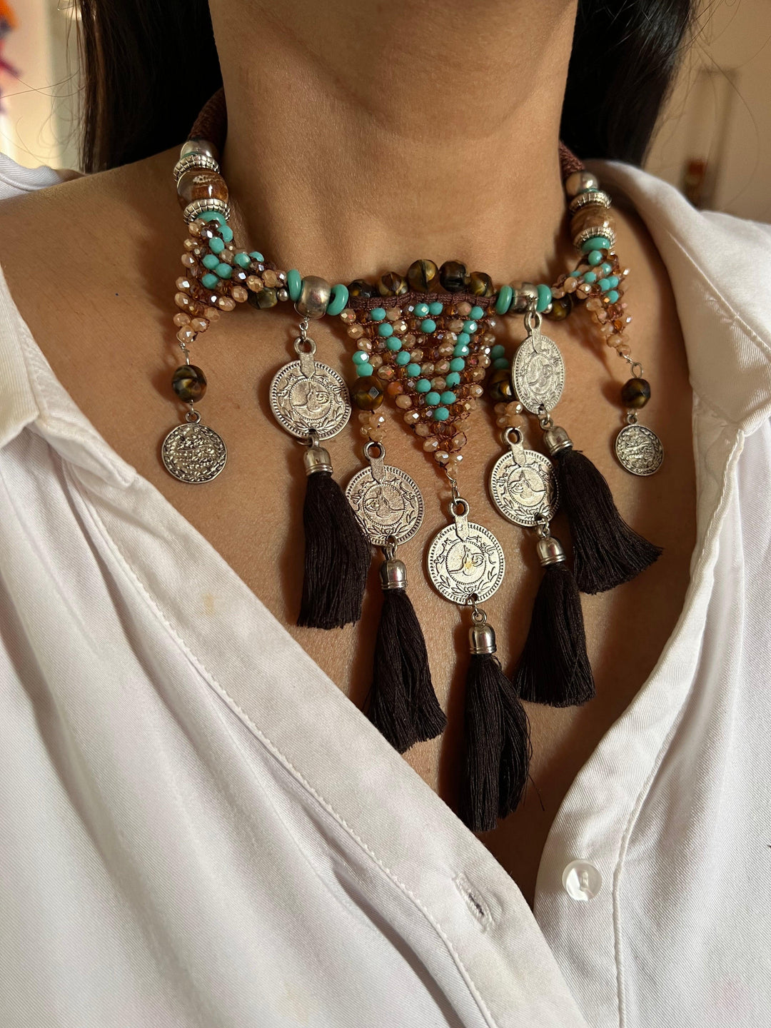 Fusion Tribal Necklace - SHIVKA