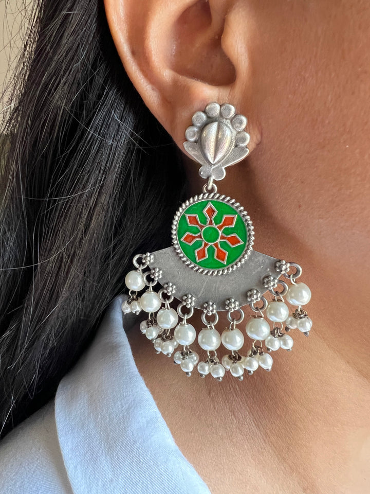 Antique Brass Earrings