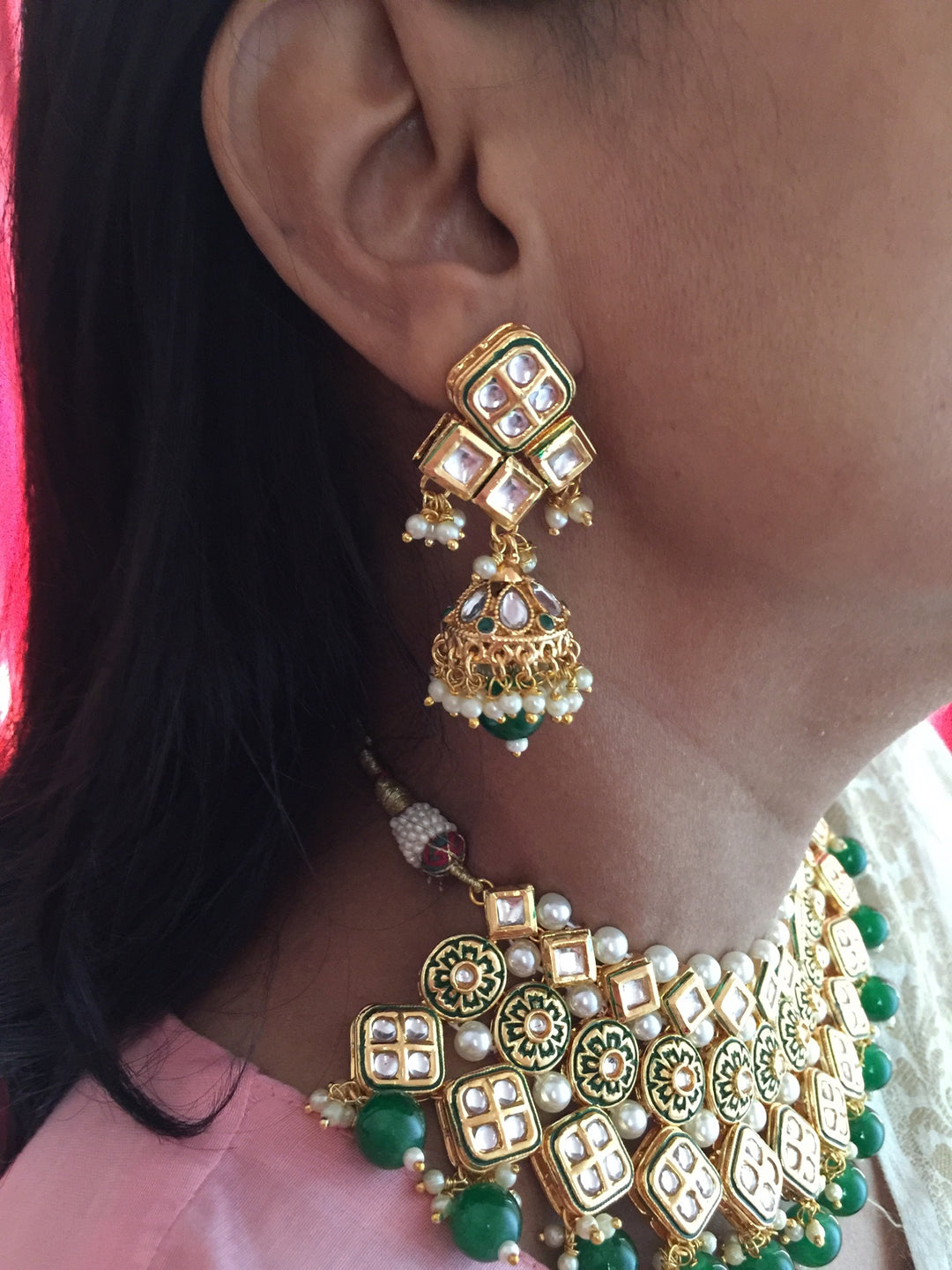 Elegant Kundan Choker Set with Earrings and Maangtikka - A Regal Radiance for Special Occasions