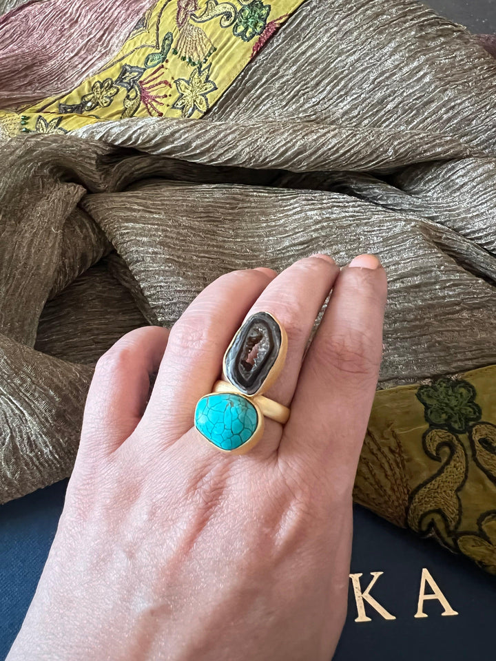 Statement Stone Ring - SHIVKA