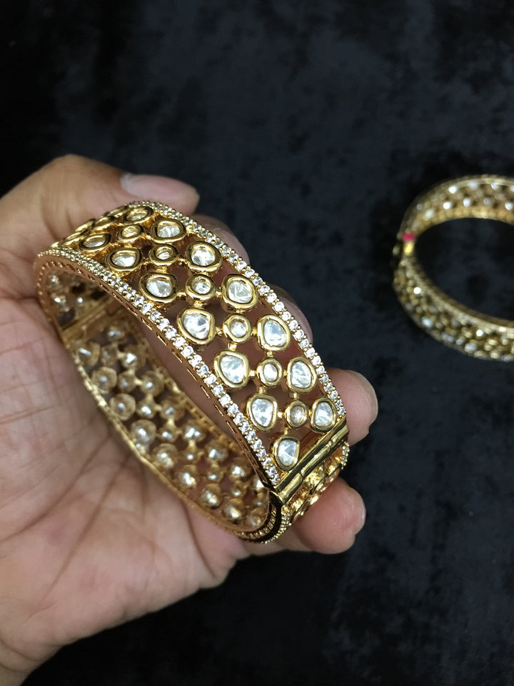 Bridal Kundan Kadas- Set of Two
