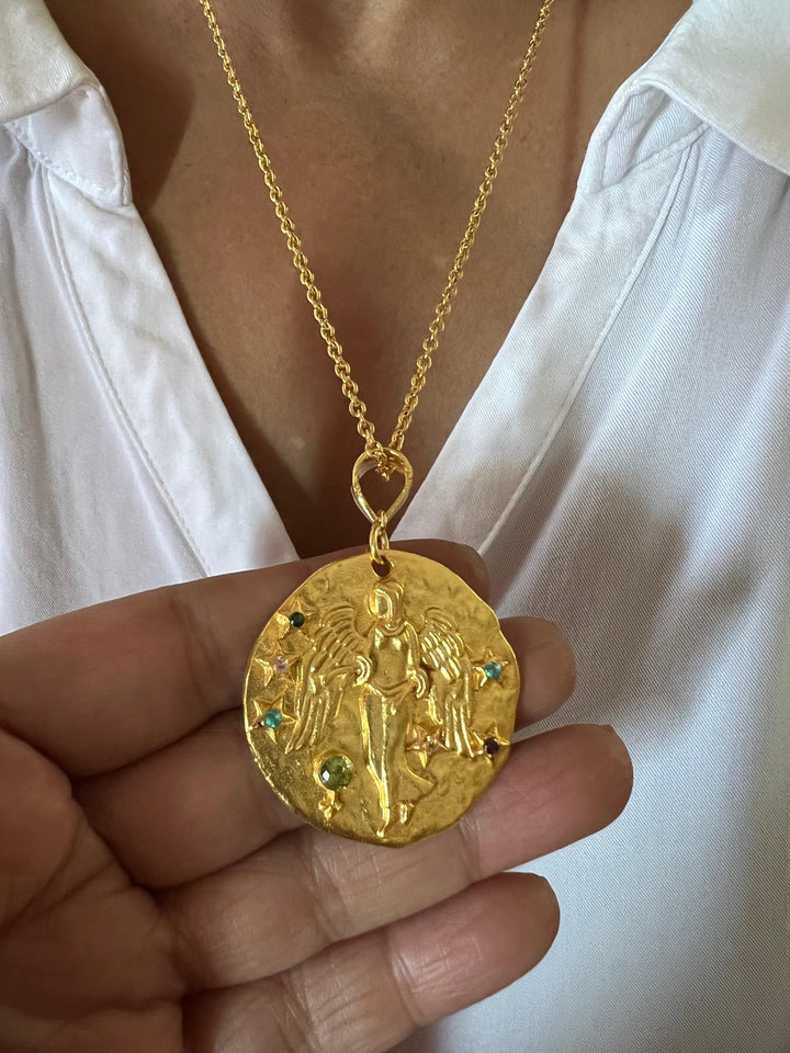Statement Virgo Pendant Necklace - SHIVKA