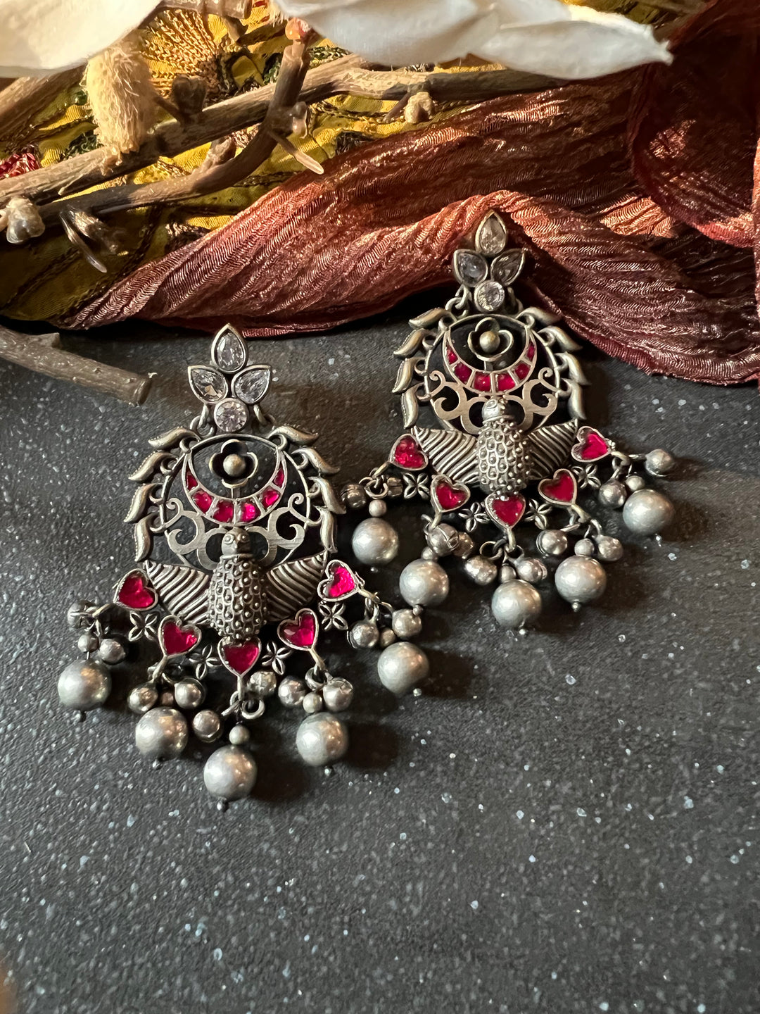 Antique Brass Earrings