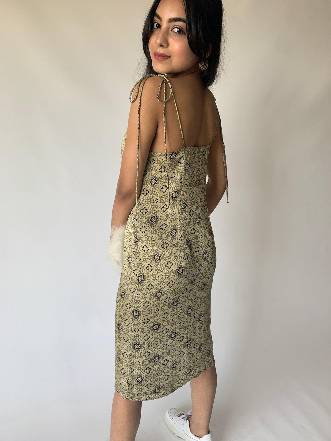 Winter Hazel Cowl Neck Dress - SHIVKA