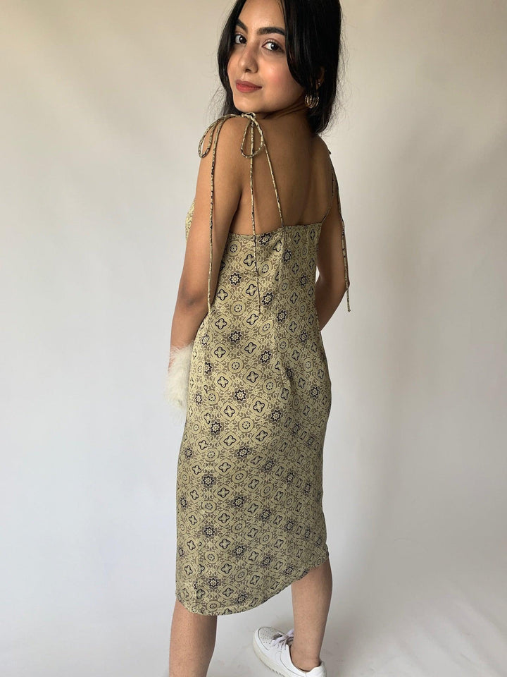 Winter Hazel Cowl Neck Dress - SHIVKA