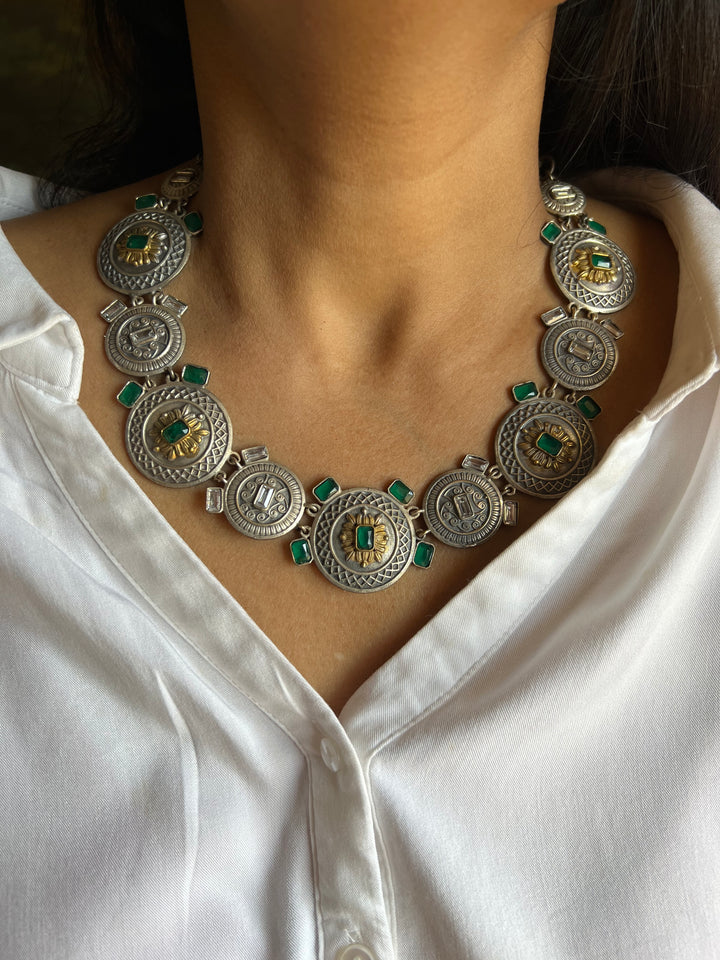 Fusion Necklace with Earrings