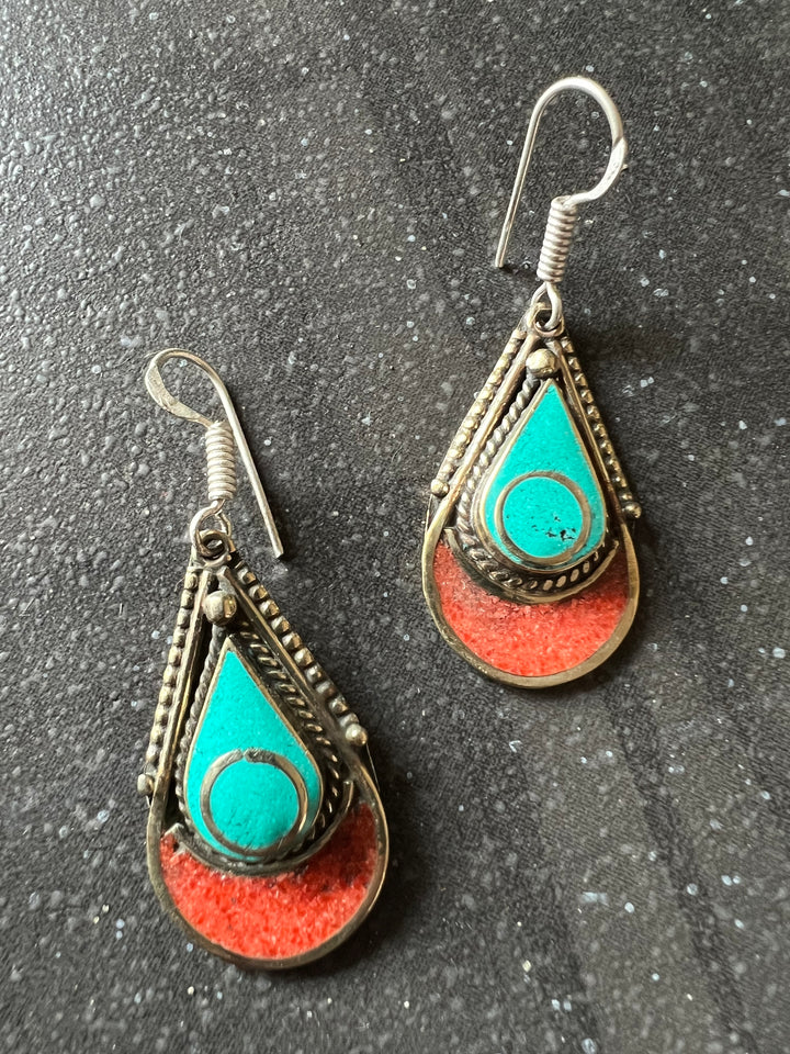 Antique Stones Danglers