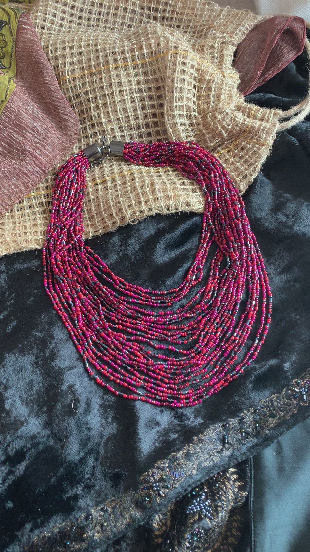 Statement Beaded Necklace