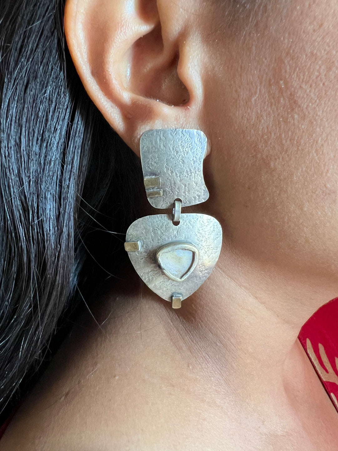 Vintage Mother of Pearl Earrings