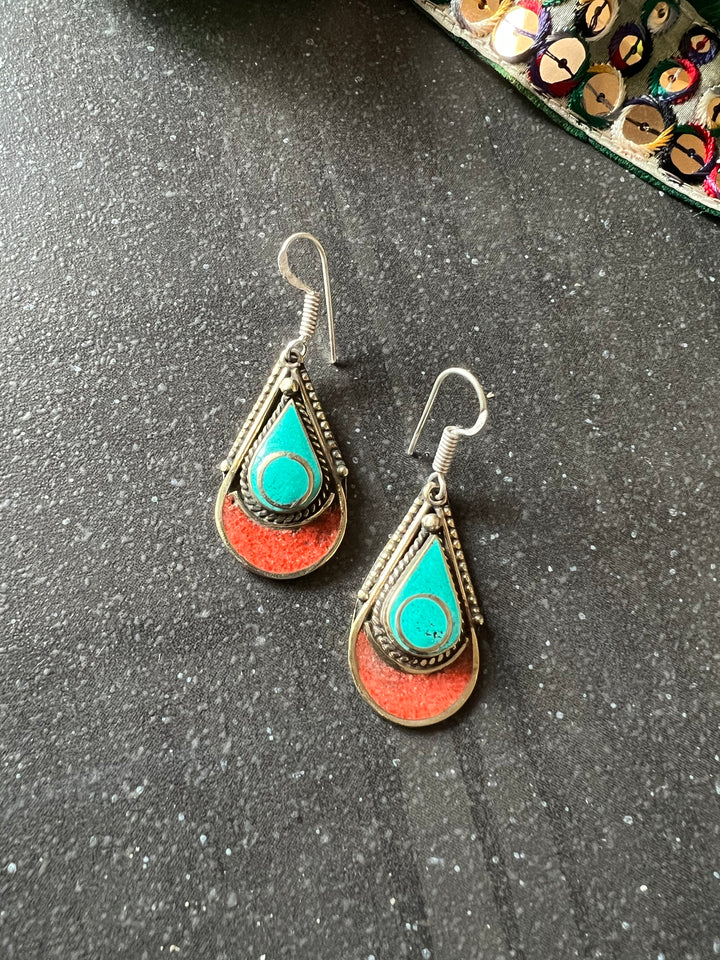 Antique Stones Danglers