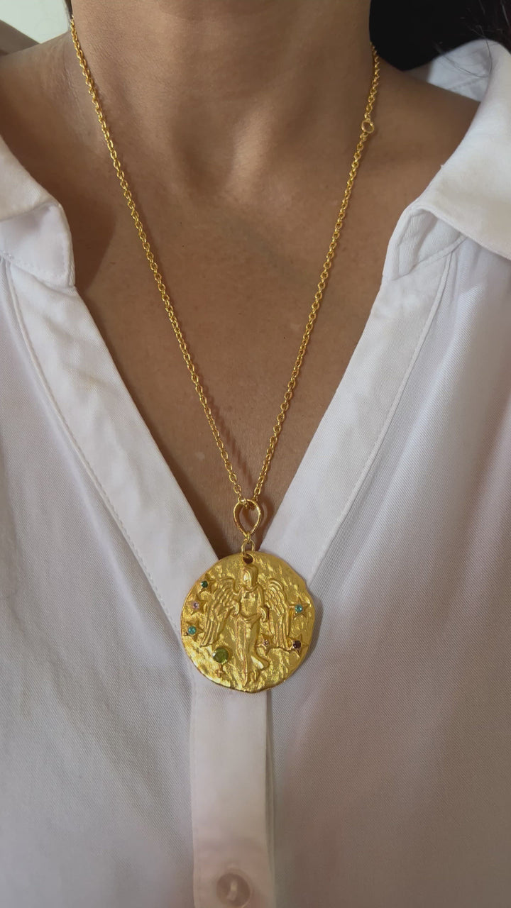 Statement Virgo Pendant Necklace