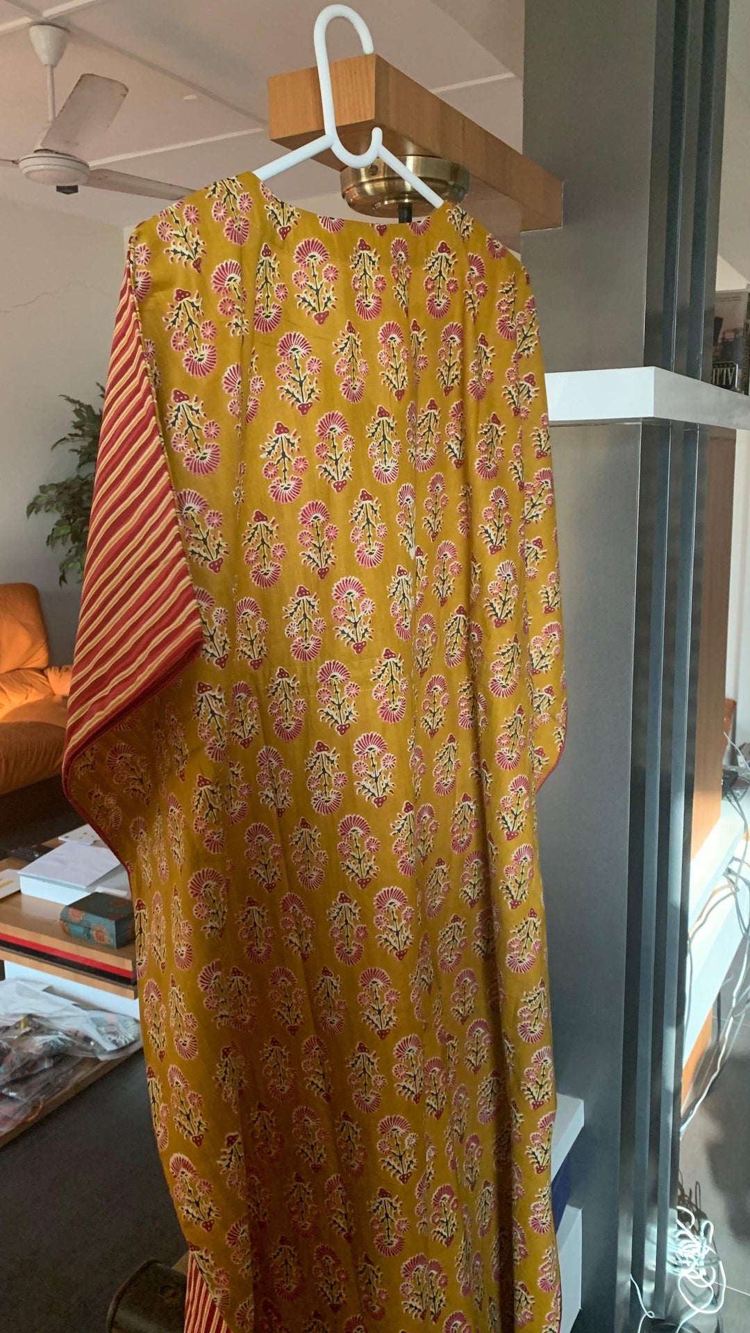 Half n Half Designer Cotton Kaftan - SHIVKA