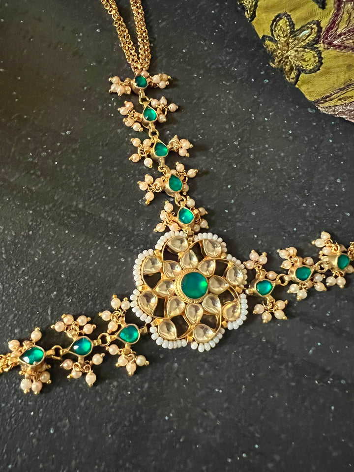 Beautiful Bridal Kundan Hathphool