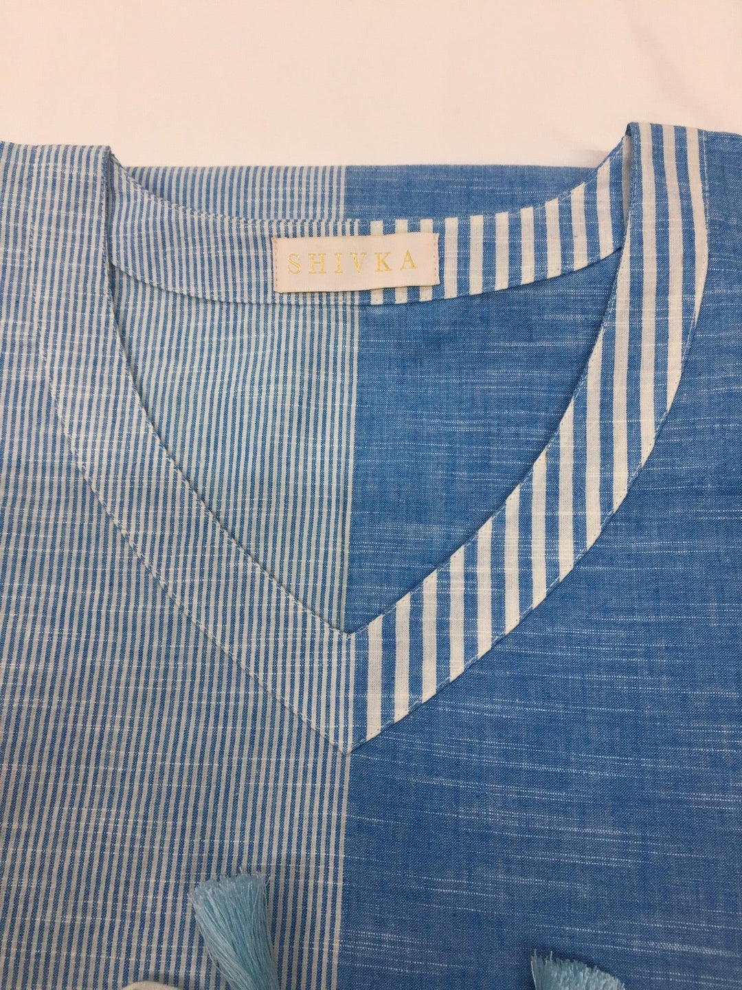 Indian Print Cotton Kaftan - SHIVKA