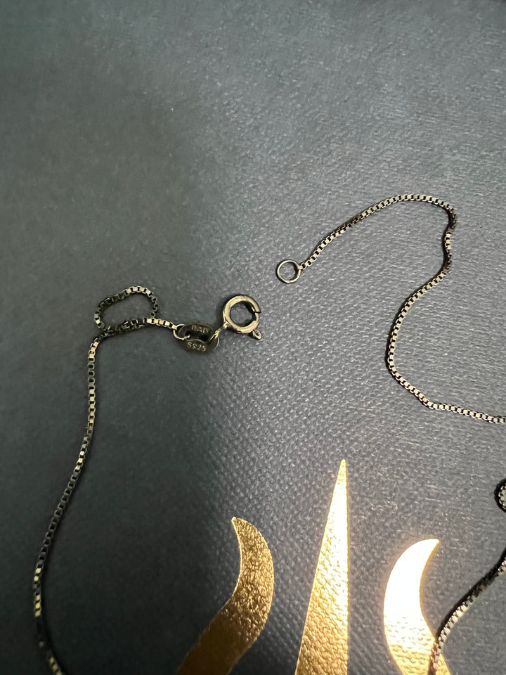 SHIVKA Pearl 925 Silver Pendant Necklace Set | Elegant Rhodium Finish