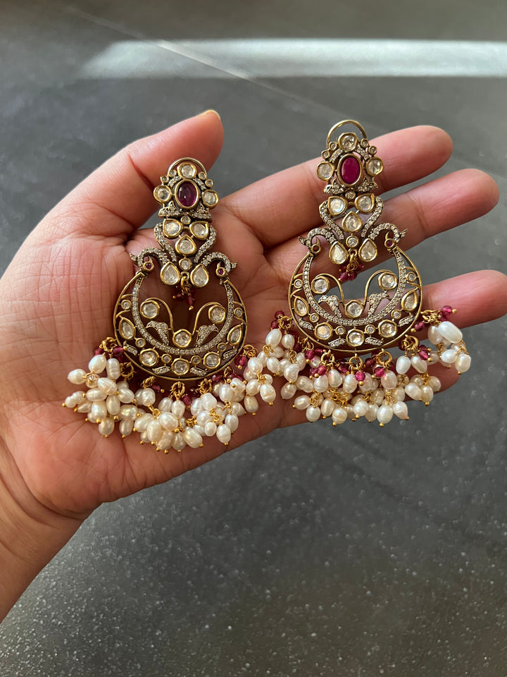 Victorian Kundan Earrings