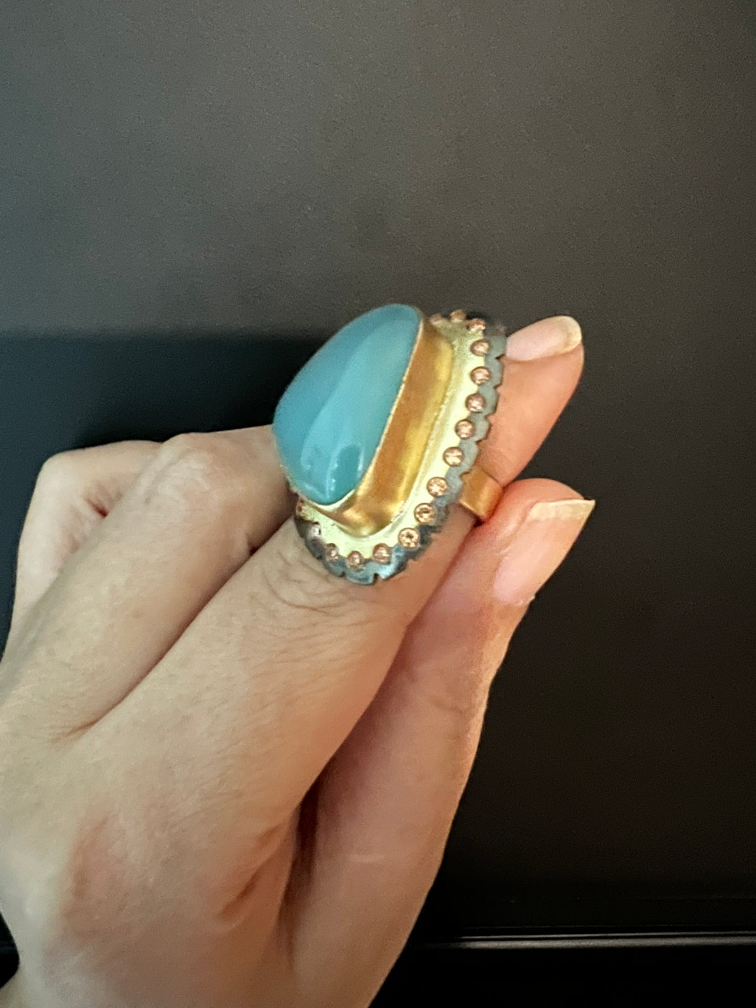Statement Gemstones Ring