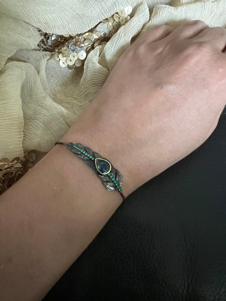 Sterling Silver London Blue Topaz Bracelet