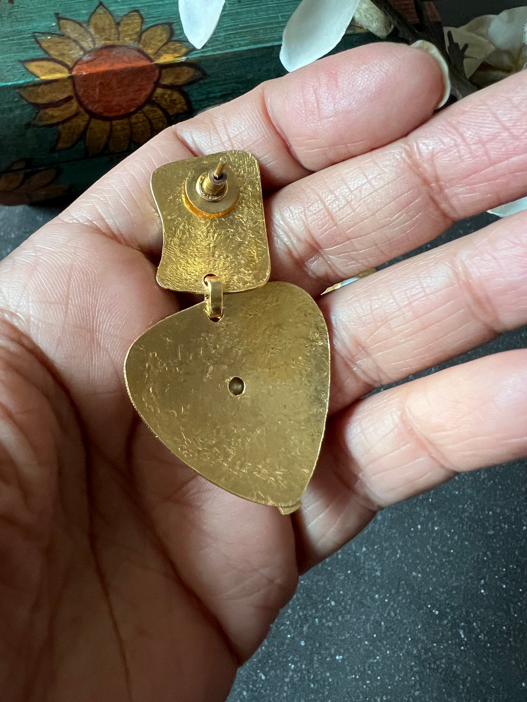 Vintage Mother of Pearl Earrings