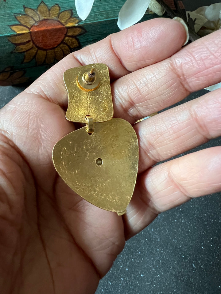 Vintage Mother of Pearl Earrings