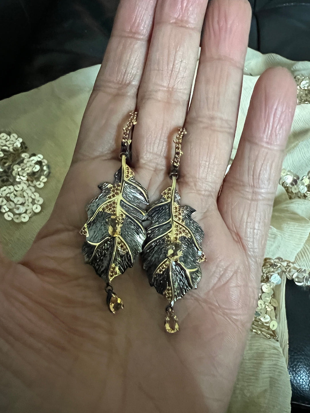 Sterling Silver Pendant Chain Necklace with Earrings