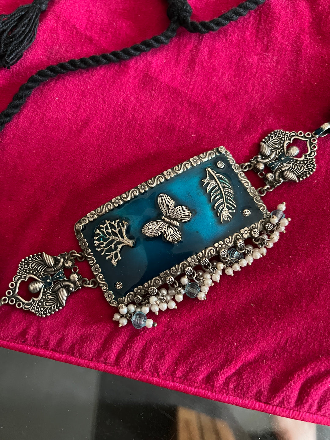 Antique Enamelled Choker