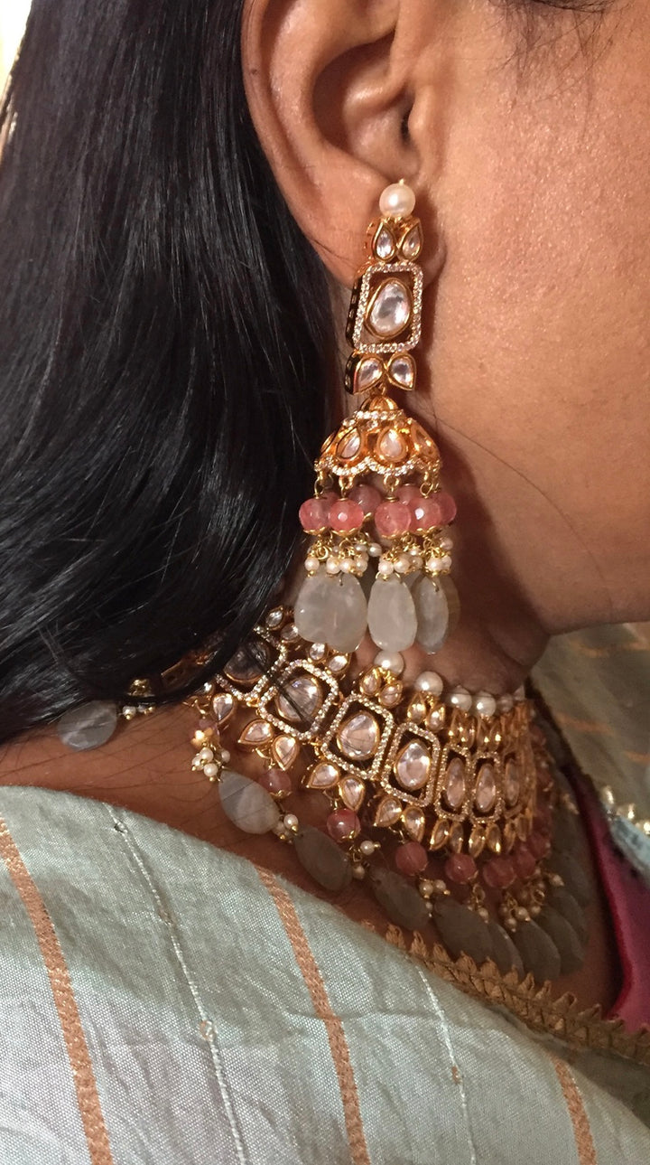 SHIVKA One of a Kind Designer Choker Necklace with Earrings