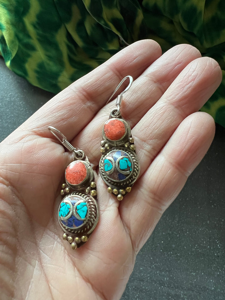 Antique Stones Danglers