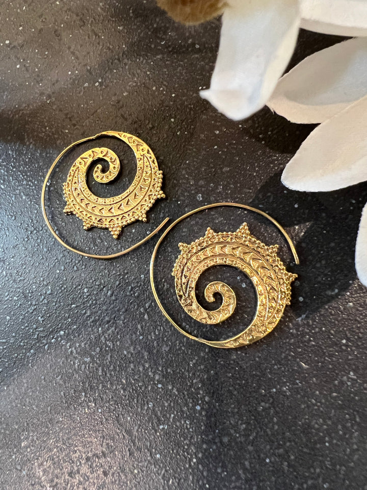 Egyptian Hoop Earrings
