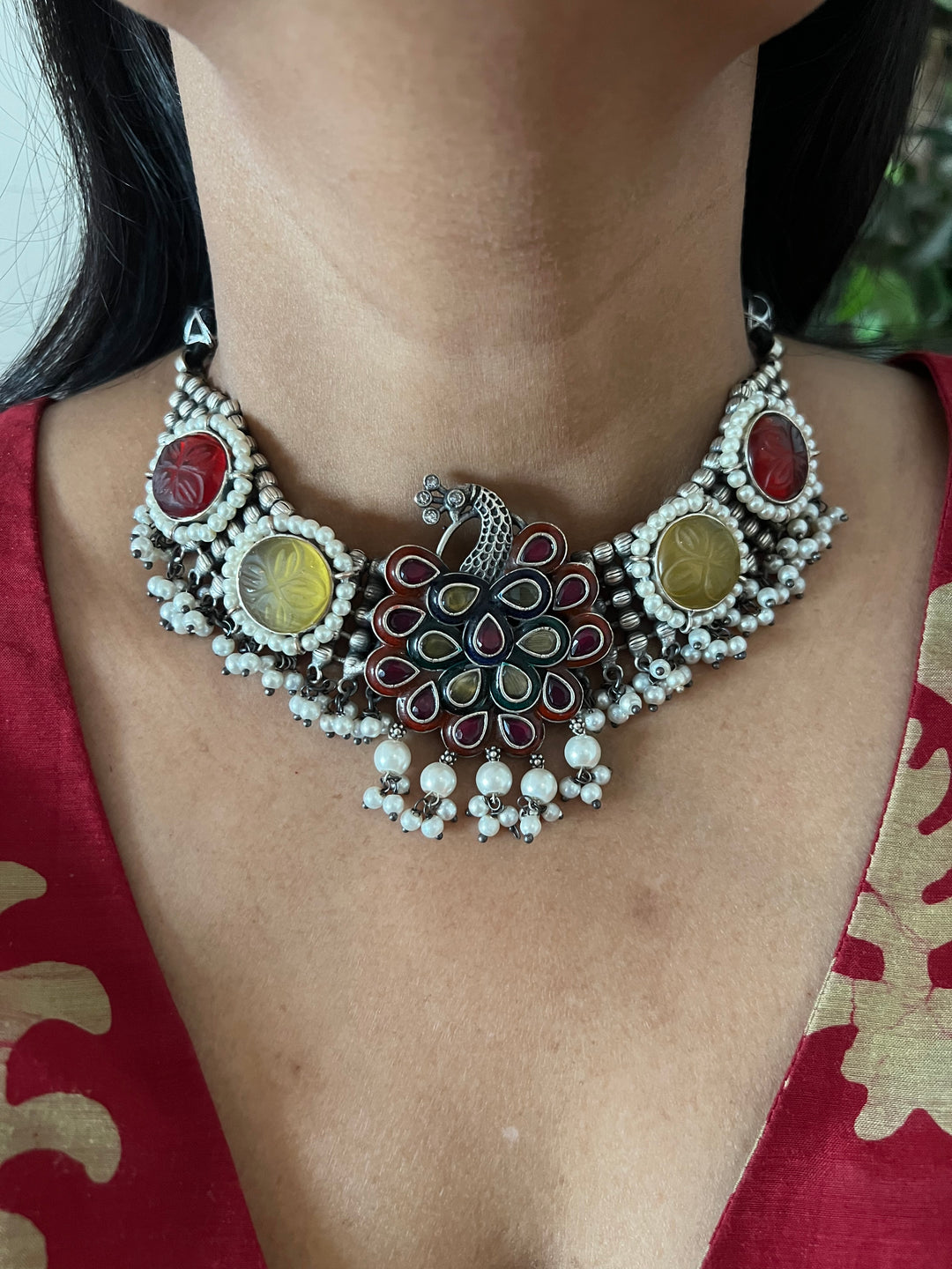 Fusion Necklace with Earrings