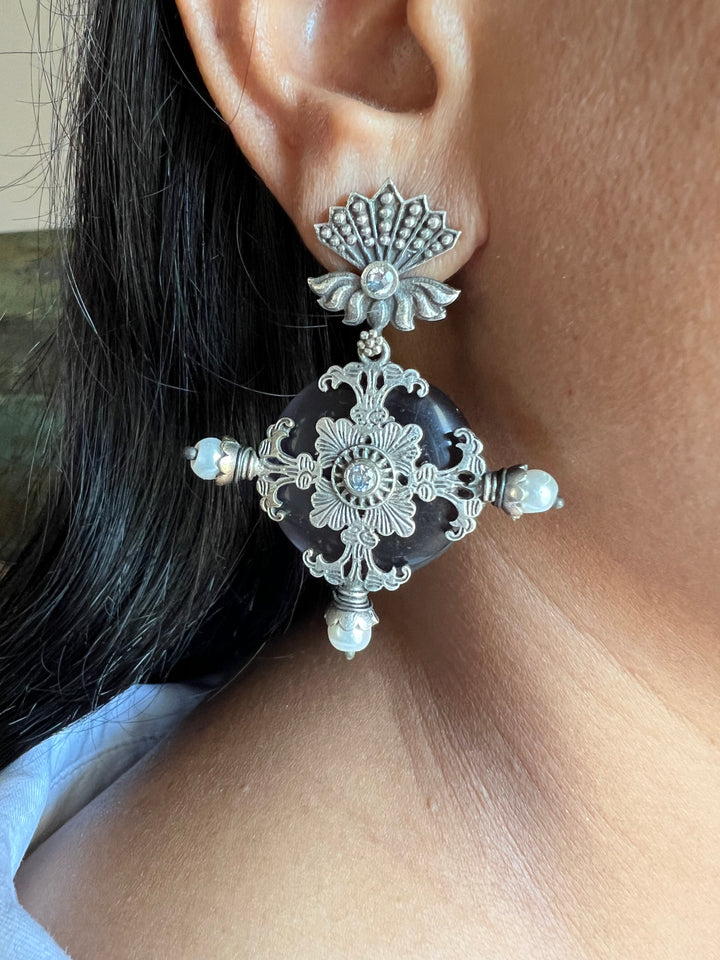 Antique Brass Earrings