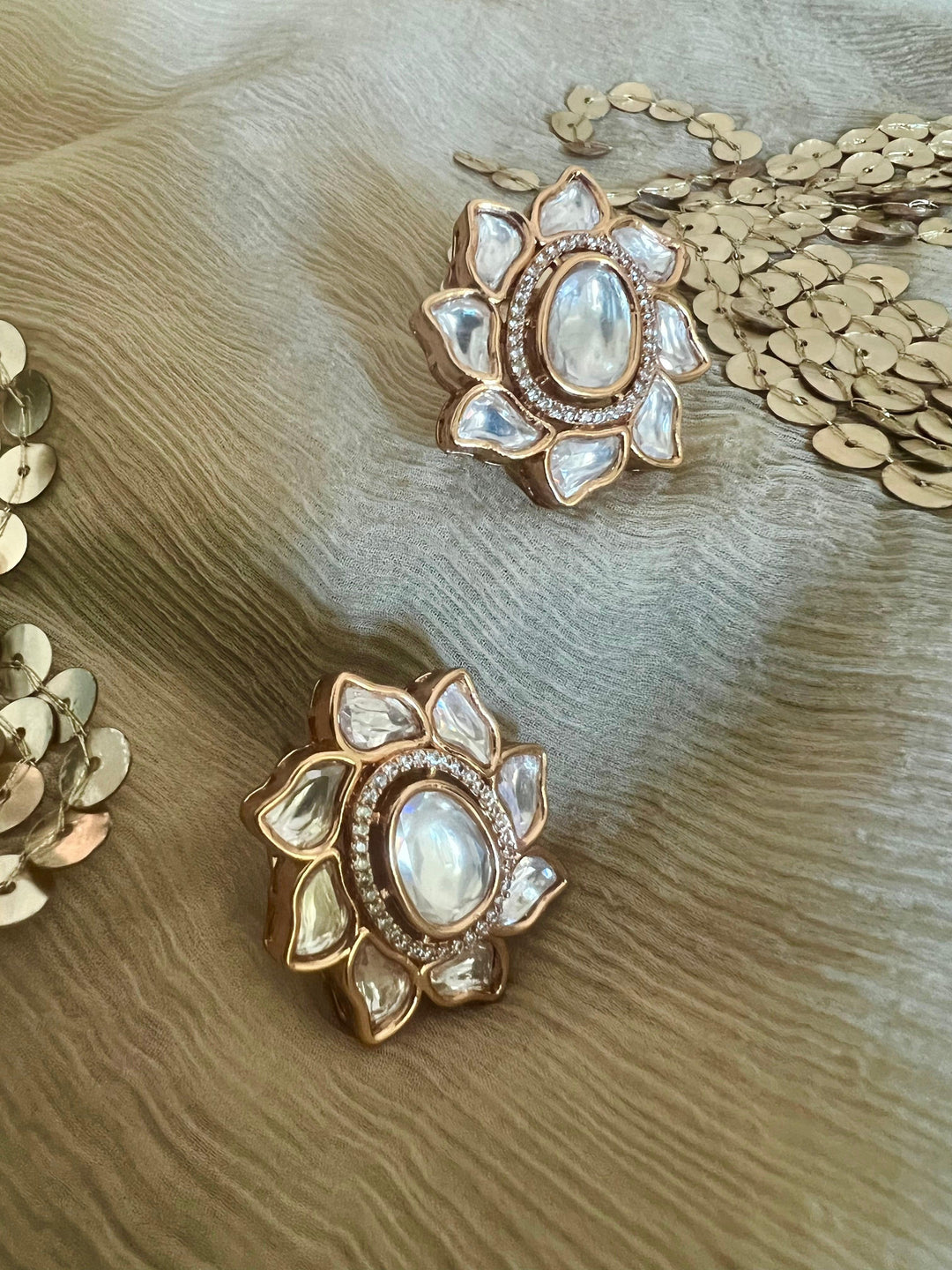 Royal Kundan Studs - SHIVKA