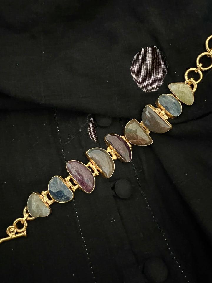 Multicolored Sapphire Bracelet