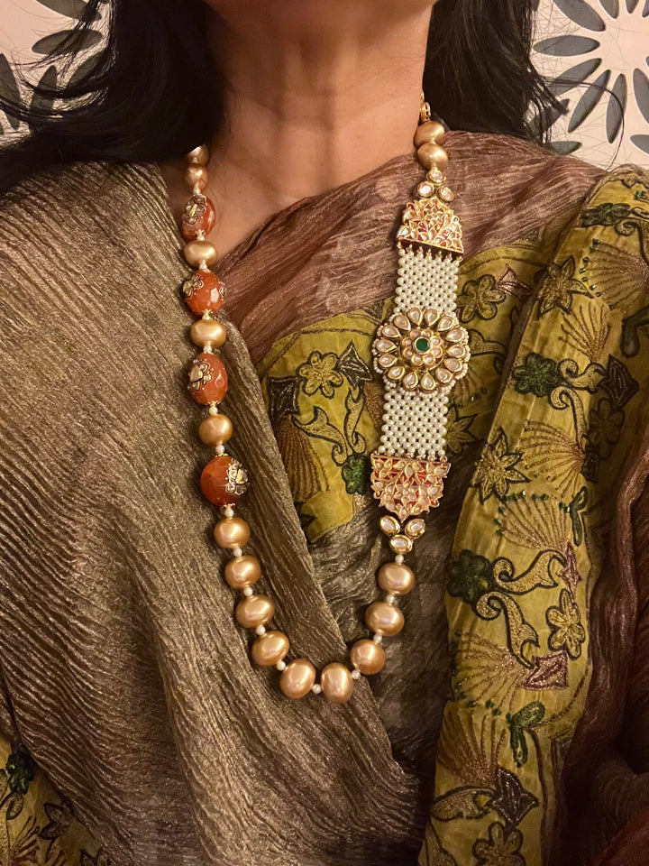 SHIVKA Designer Tanjore Artwork Necklace
