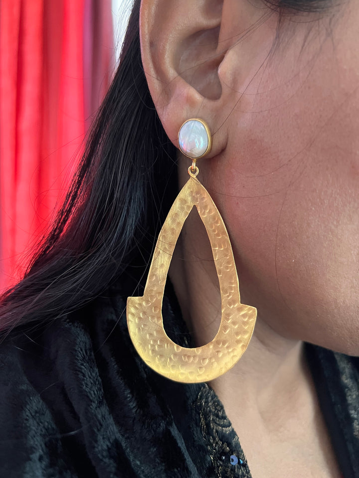 Designer Pearl Stud Danglers