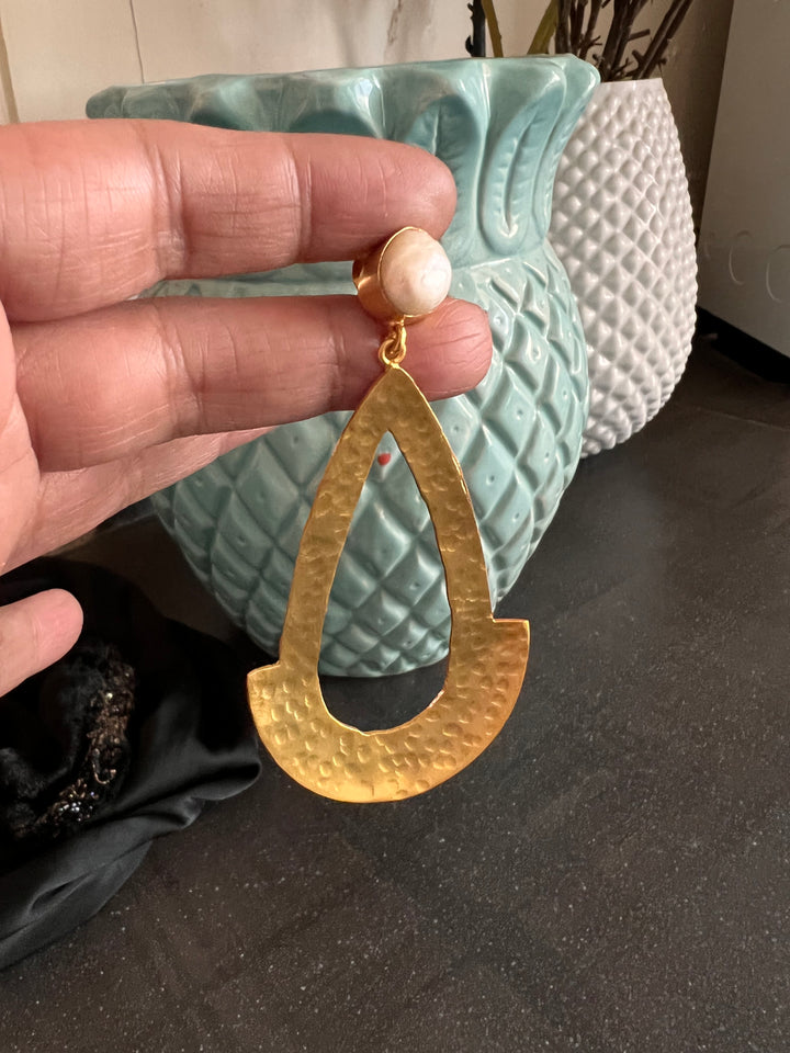 Designer Pearl Stud Danglers