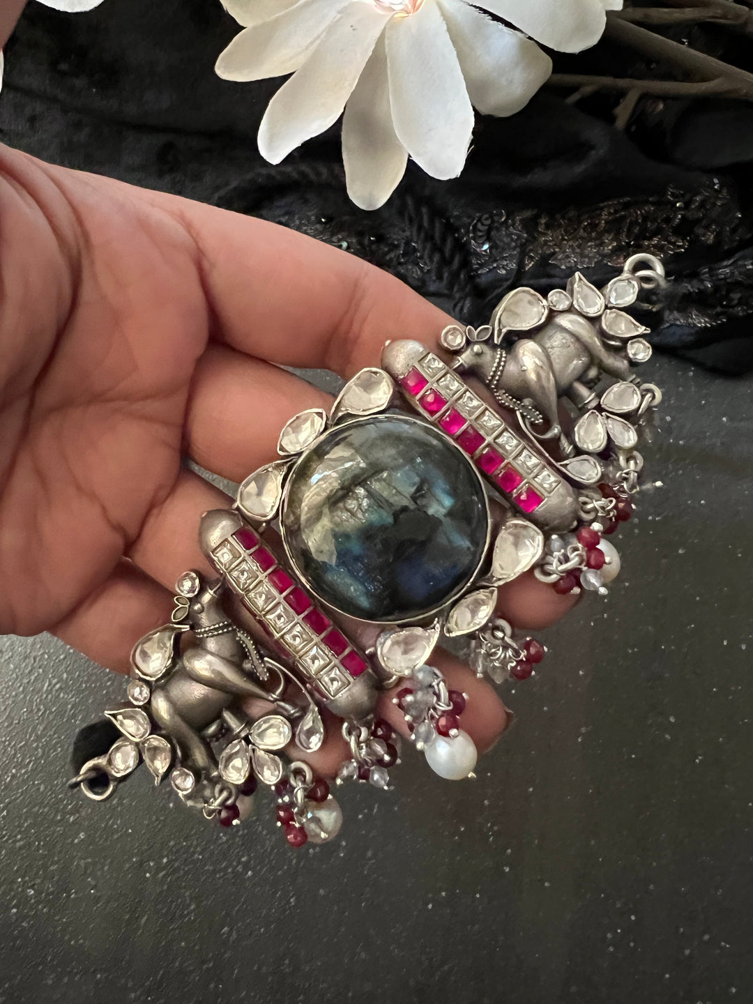 Designer Pure 925 Silver Choker