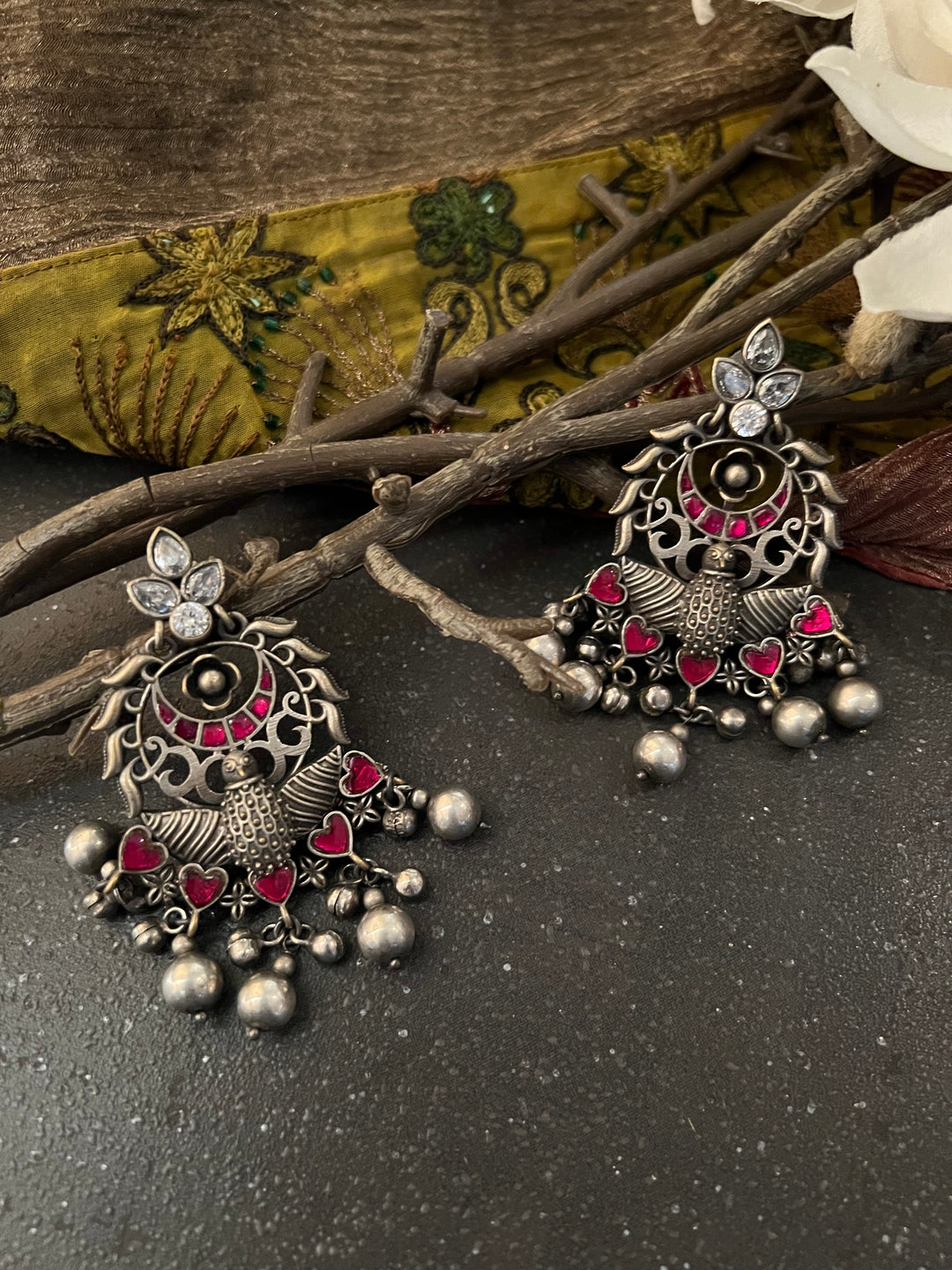 Antique Brass Earrings