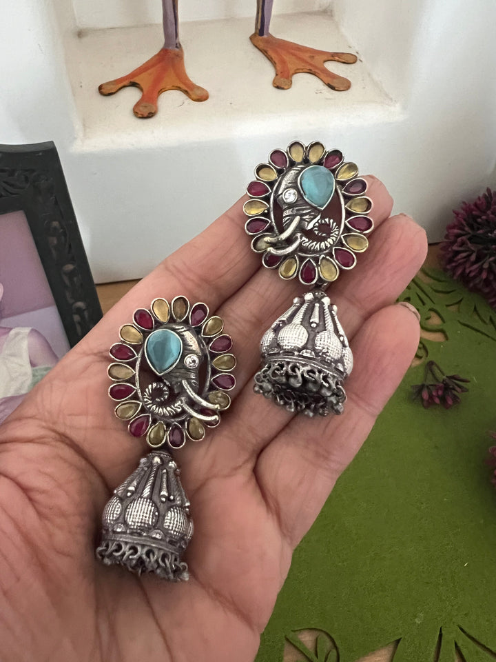 Antique Elephant Earrings