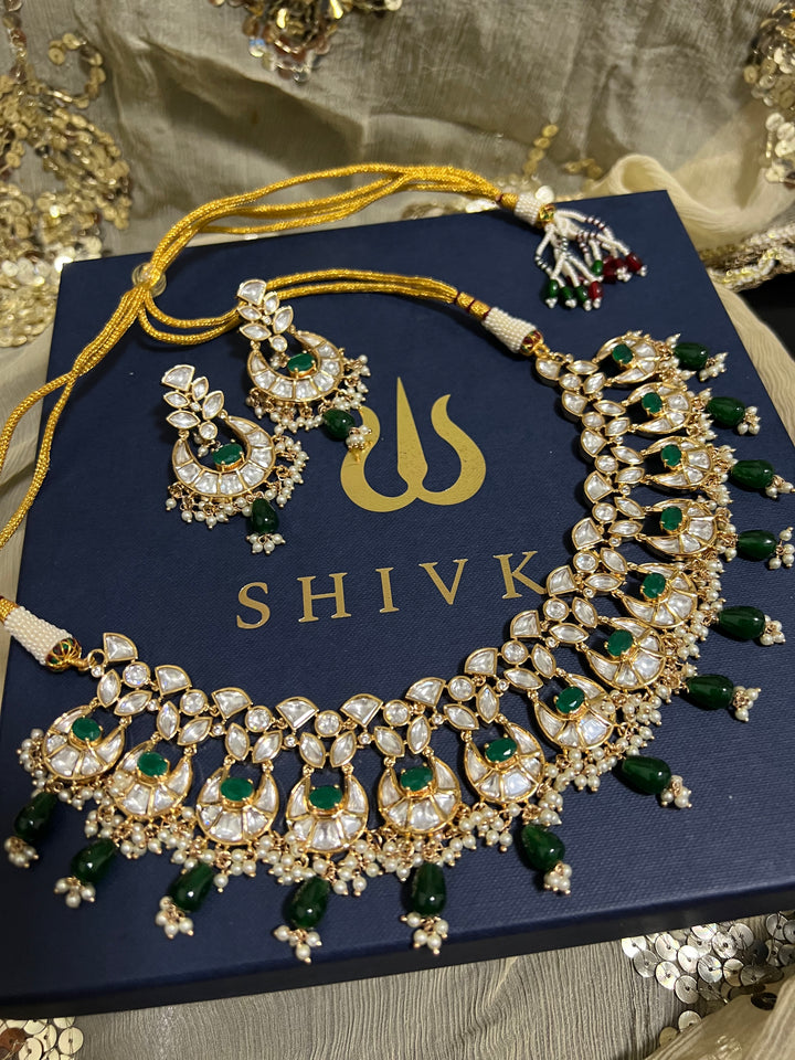 Royal Bridal Choker with Earrings