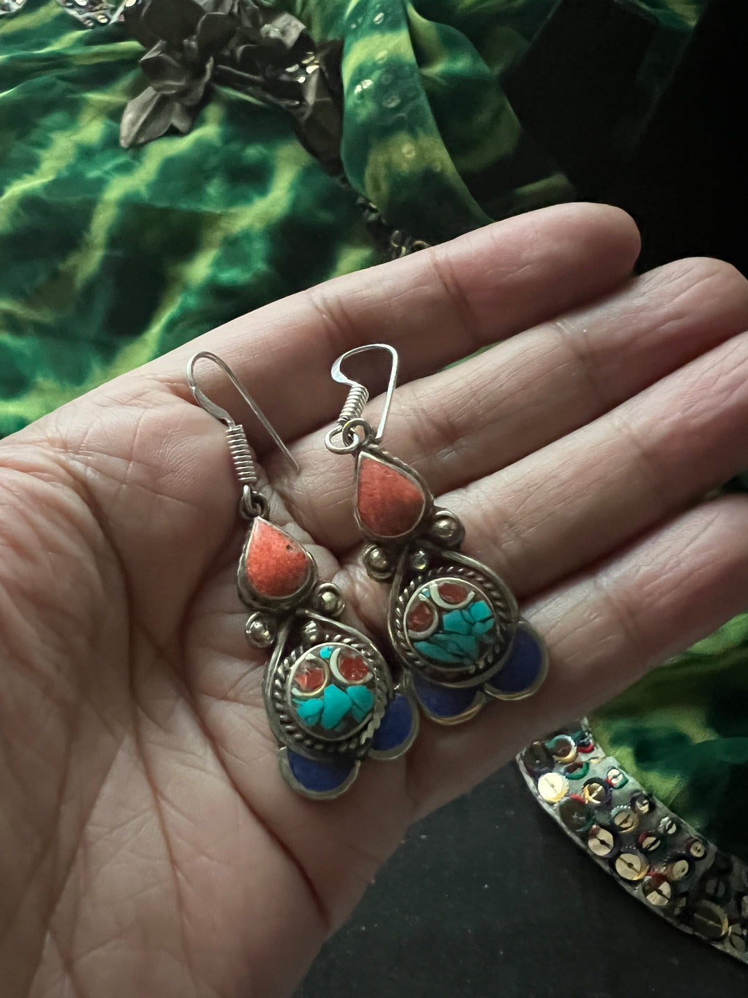 Antique Stones Danglers