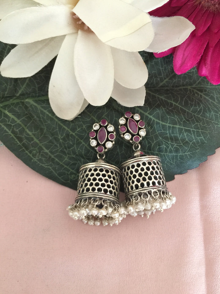 Scintillating Pure Silver 925 Earrings