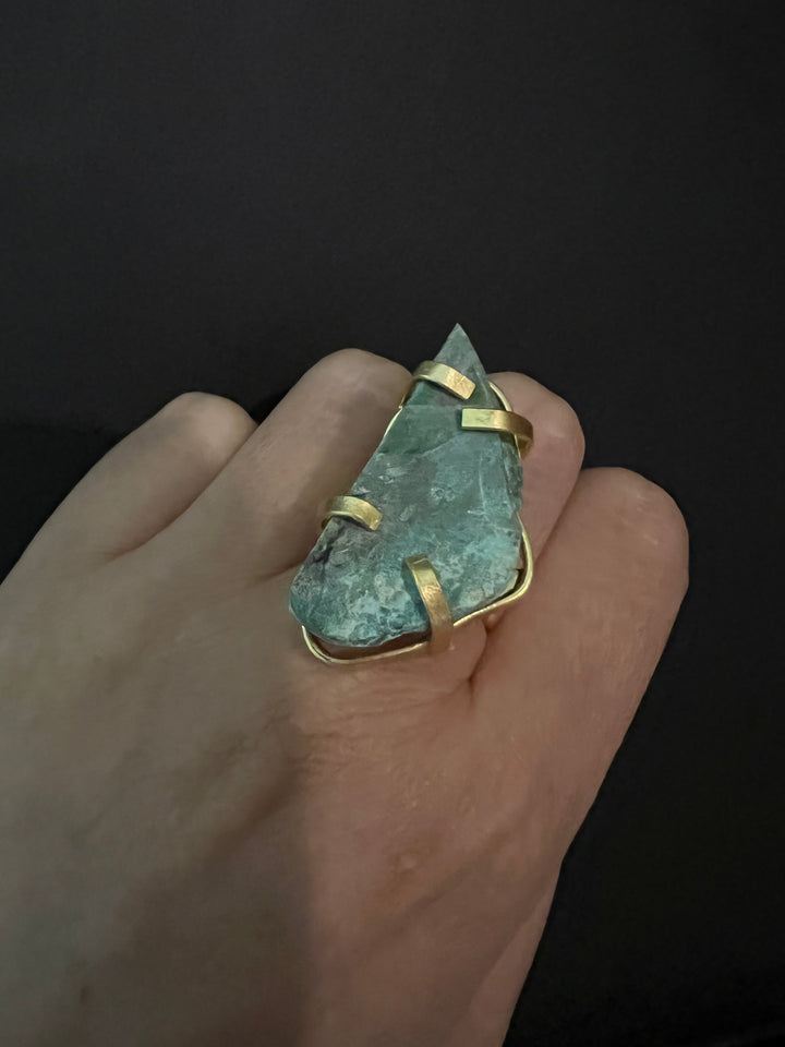 Statement Natural Gemstone Ring