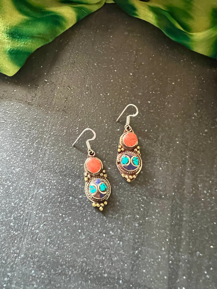 Antique Stones Danglers