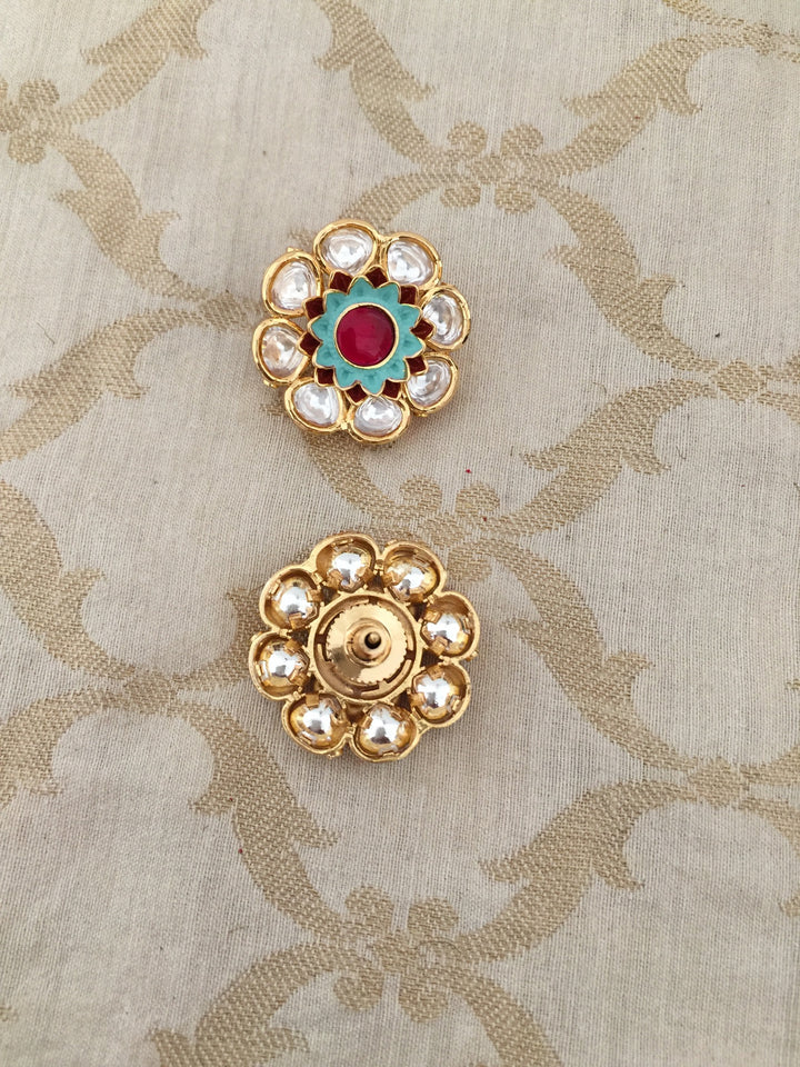 Gorgeous Polki Kundan Choker with Studs