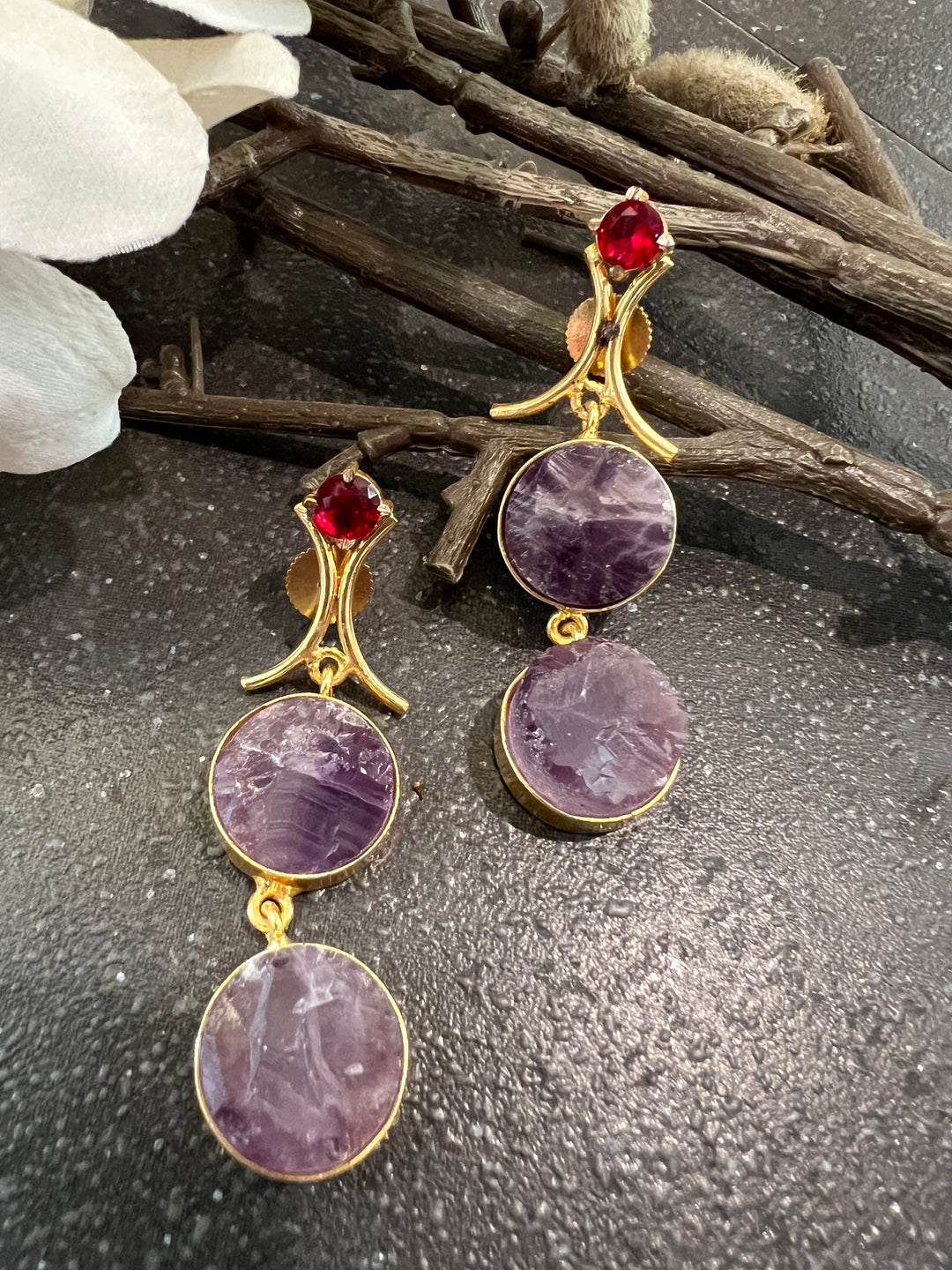 Pretty Stone Earrings