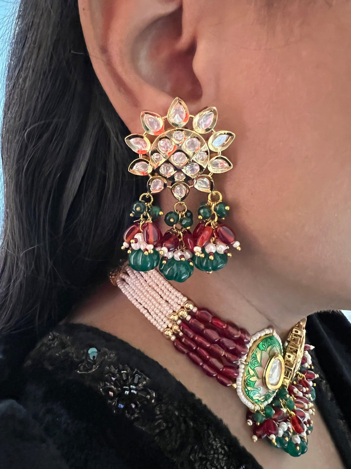 Gorgeous Choker with Earrings - SHIVKA