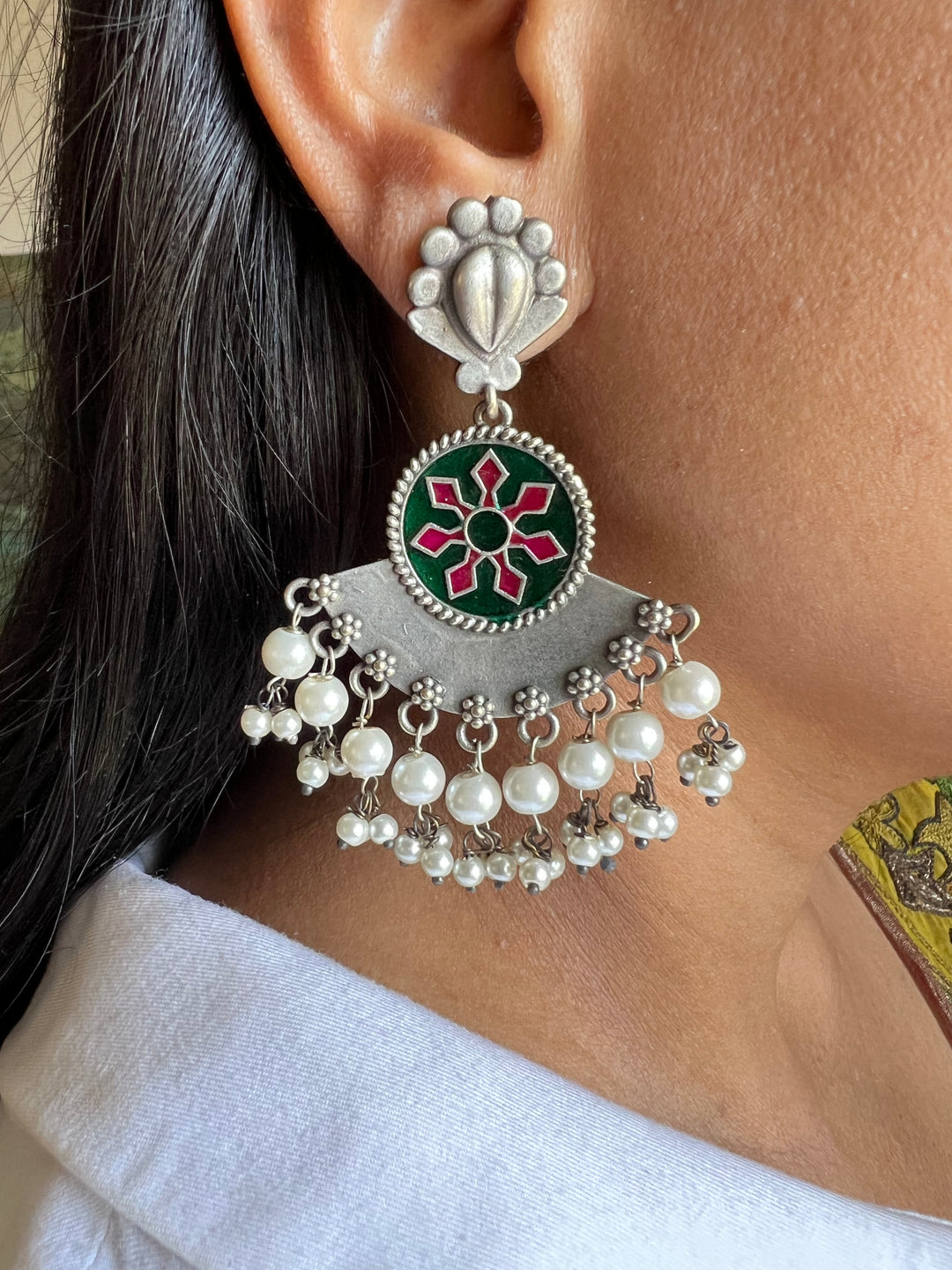 Antique Brass Earrings